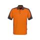 HAKRO Poloshirt Contrast MIKRALINAR® 839 (orange) - 5XL