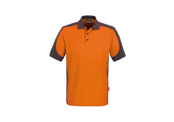 HAKRO Poloshirt Contrast MIKRALINAR&#174; 839 (orange) - L | Bild 0