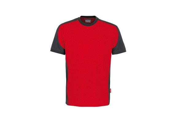 HAKRO&#174; T-Shirt Contrast Performance 290 (rot) - L | Bild 0
