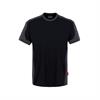 HAKRO® T-Shirt Contrast Performance 290 (schwarz) - 4XL