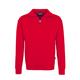 HAKRO® Zip-Sweatshirt Premium 451 (rot) - XS