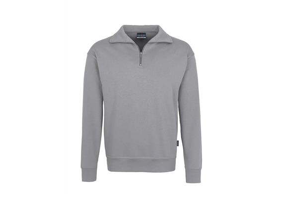 HAKRO&#174; Zip-Sweatshirt Premium 451 (titan) - S | Bild 0