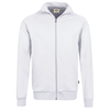 HAKRO Sweatjacke College 606 (001 weiss) - 4XL