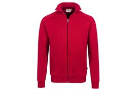 HAKRO Sweatjacke College 606 (002 rot)