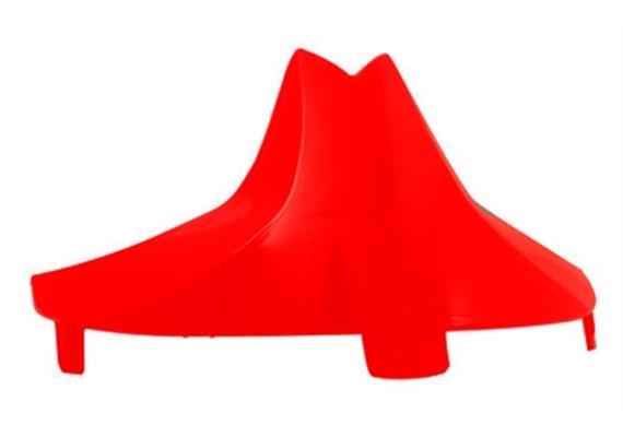 Kennzeichenschild f&#252;r F1 XF Helm  Art. Nr. GA1150-xx - Rot | Bild 0
