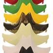 Kennzeichenschild f&#252;r F1 XF Helm  Art. Nr. GA1150-xx - Rot | Bild 0