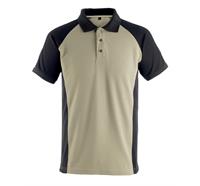 MASCOT® Polo-Shirt Bottrop (hellkhaki/schwarz) - 3XL