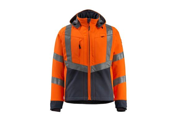 MASCOT&#174; Softshelljacke Blackpool leuchtorange/schwarzblau - XL | Bild 0