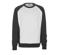 MASCOT® Sweatshirt Witten (weiss/dunkelanthrazit) - L
