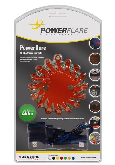 POWERFLARE® Akku - Blau, Blitzleuchten - Gallus Hautle AG