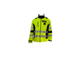 Softshell Flaming Eagle hi-vis, gelb/blau