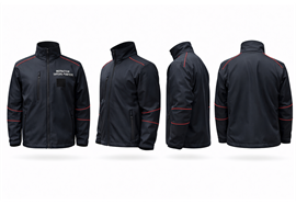 Softshell HAUTLE Sapeur Pompiers Darknavy/Rot