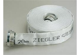 ZIEGLER Feuerwehrschlauch SILBERFUCHS (weiss), 10m 40mm