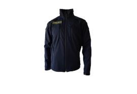 Ambulance Softshell darknavy avec manches amovibles