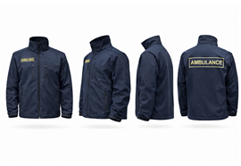 Ambulance Softshell darknavy manches amovibles