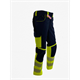 Arbeitshose Hautle Work Hi-Vis rot/lemon - 50/L
