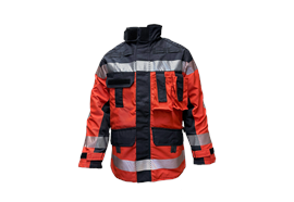 Brandschutzjacke FIREWarrior ATHLETIC, rot + Zürich  Klasse 2 Vollschutz (gem. EN469)