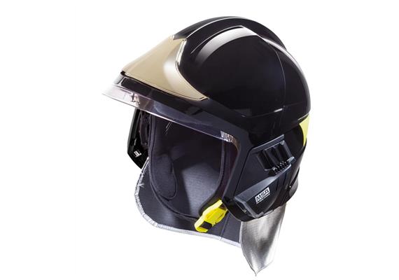 Casque de pompier MSA&#169; Gallet F1XF Taille: L - Schwarz | Bild 0