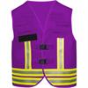 Gilet de fonction avec velcro - Violett