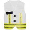 Gilet de fonction avec velcro - Weiss