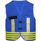 Gilet de signalisation BASIC 3.0, avec inscription - Blau