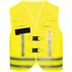 Gilet de signalisation BASIC 3.0, avec inscription - Gelb
