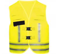 Gilet de signalisation BASIC 3.0, avec inscription - Gelb