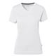 HAKRO Cotton Tec® Damen V-Shirt 169, 001 blanc - 3XL