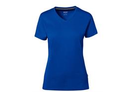 HAKRO Cotton Tec® Damen V-Shirt 169, 010 bleu royal