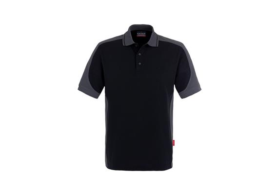 HAKRO&#174; Polo Contrast MIKRALINAR&#174; 839 noir - S | Bild 0
