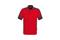 HAKRO® Polo Contrast MIKRALINAR® 839 (rouge)