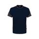 HAKRO® T-Shirt Contrast Performance 290 (bleu-encre) - 6XL