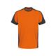 HAKRO® T-Shirt Contrast Performance 290 (orange) - S