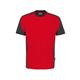HAKRO® T-Shirt Contrast Performance 290 (rouge) - 3XL