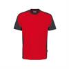 HAKRO® T-Shirt Contrast Performance 290 (rouge) - S