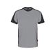 HAKRO® T-Shirt Contrast Performance 290 (titane) - 5XL