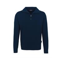 HAKRO® Zip-Sweatshirt Premium 451 (bleu-encre) - S