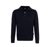 HAKRO® Zip-Sweatshirt Premium 451 (noir) - S