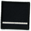 Insigne de diplôme 5x5 cm sur Velcro - Leutnant