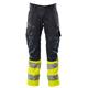 MASCOT® ACCELERATE Pantalon haute visibilité (noir-bleu/jaune haute visibilité) - Grösse 82C58 (Standard)