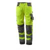 MASCOT® Pantalon de signalisation Kendal (Longueur d'entrejambe 82 cm, jaune/anthracite) - Grösse 76C48 (kurz)