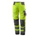 MASCOT® Pantalon de signalisation Kendal (Longueur d'entrejambe 82 cm, jaune/anthracite) - Grösse 82C46 (Standard)