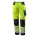 MASCOT® Pantalon de signalisation Kendal (Longueur d'entrejambe 82 cm, jaune/noir) - Grösse 76C46 (kurz)