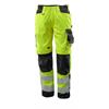 MASCOT® Pantalon de signalisation Kendal (Longueur d'entrejambe 82 cm, jaune/noir) - Grösse 82C50 (Standard)
