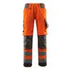 MASCOT® Pantalon de signalisation Kendal (Longueur d'entrejambe 82 cm, orange/anthracite) - Grösse 76C46 (kurz)