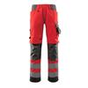 MASCOT® Pantalon de signalisation Kendal (Longueur d'entrejambe 82 cm, rouge/anthracite) - Grösse 82C52 (Standard)