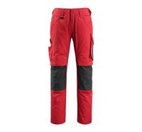 MASCOT® Pantalon de travail Mannheim (rouge/noir) - Grösse 76C54 (kurz)