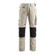 MASCOT® Pantalon de travail Mannheim (sable clair/noir) - Grösse 76C46 (kurz)