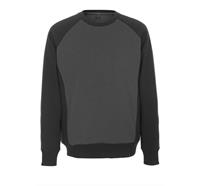 MASCOT® Sweatshirt Witten (anthracite foncé/noir) - 4XL