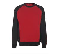 MASCOT® Sweatshirt Witten (rouge/noir) - 4XL